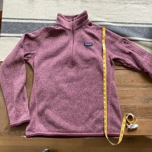 Patagonia Better Sweater Quarter Zip Fleece Pullover, Kids SIZE L (or Womens XS)